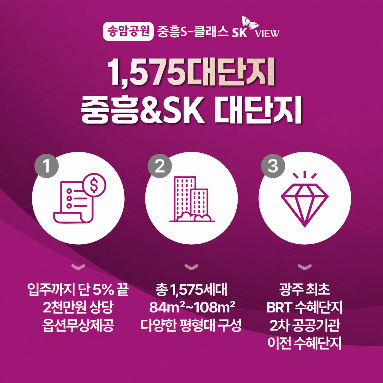 송암공원 중흥s클래스 프리미엄